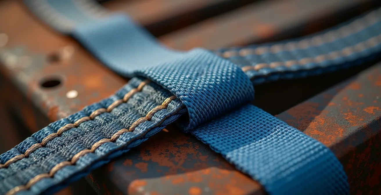 Vergleich zwischen Niederzurren und Direktzurren bei Stahlträgern auf LKW